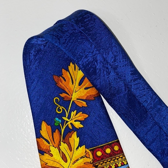 Rush Limbaugh Silk Bold Colorful Print No Boundaries Tie 56”L x 3.5 W. - Picture 3 of 6